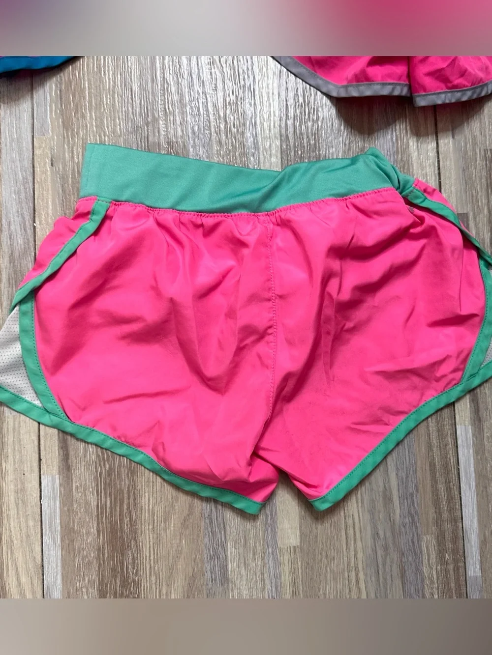 Nike Girl's Running Shorts Bundle Lot, Pink & Teal Mix, Youth Size 6/6X/Small